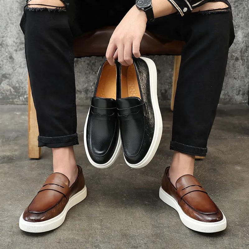 Loafer Casual Couro Domenico