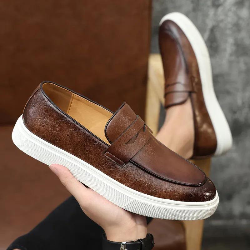 Loafer Casual Couro Domenico